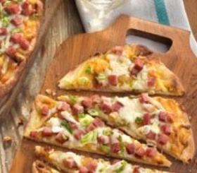 Hawaiian Ham & Pineapple Pizza image