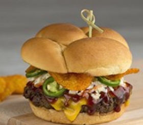 Sweet 'n' Heat BBQ Crunch Burgers image