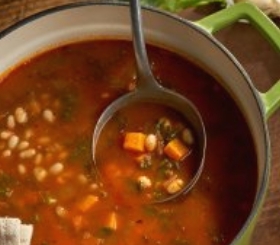 Kale, Tomato & Vegetable Soup image