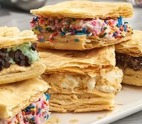 Puff Pastry Ice Cream Sandwiches image