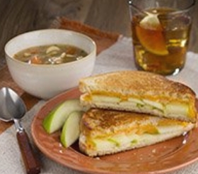 Apple Cheddar Grilled Cheese image