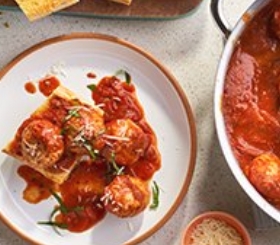 Low FODMAP Chicken Parm Meatballs image