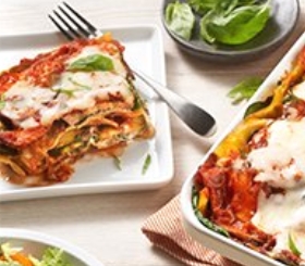 Low FODMAP Zucchini  & Eggplant Layered Lasagna image