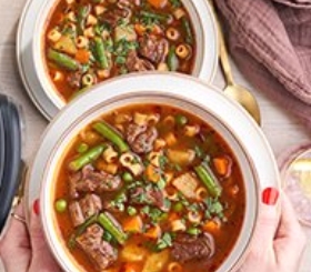 Instant Pot?® Vegetable Beef Soup image