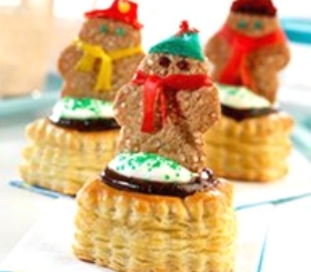 Snow Kids in Puff Pastry Shells image