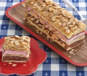 Puff Pastry Ice Cream Torte image