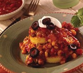 Polenta Sausage Stacks image