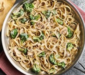 Mushroom Broccoli Alfredo image