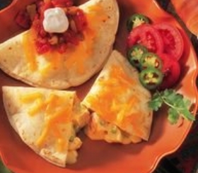 Lighter Chicken Quesadillas image