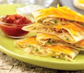 Creamy Chicken Quesadillas image