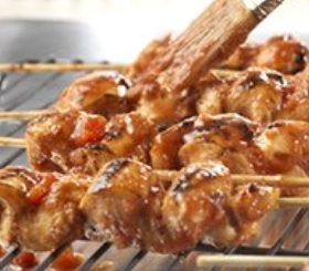 Garlic & Lime Grilled Chicken Skewers image