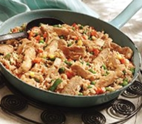 Chicken & Spanish-Style Rice Skillet image