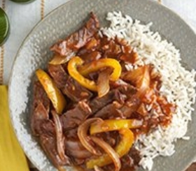 Orange Beef and Peppers image