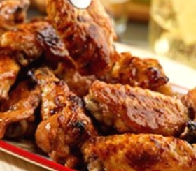 Oven Glazed Chicken Wings image
