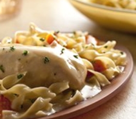 Slow Cooker Golden Chicken with Noodles image