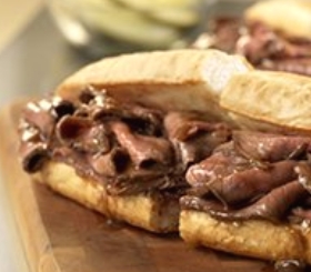 Hot Roast Beef Sandwiches image