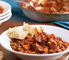 Tomato Beef Stew with Red Wine image