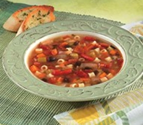 Bean, Pasta & Roasted Pepper Soup image