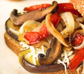 Pan-Grilled Veggie & Cheese Sandwiches image