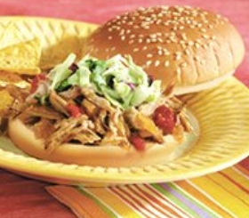 Spicy Picante Pork Sandwiches image