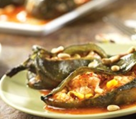 Stampede Shrimp-Stuffed Poblanos image