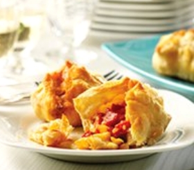 Roasted Red Pepper & Basil Puffs image