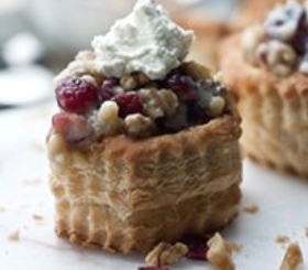 Cranberry-Walnut Crostadas image