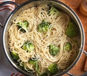 Capellini with Broccoli & Garlic image