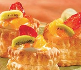 Pastry Shells with Fruit & Orange Cream image