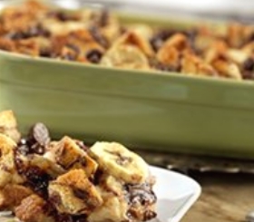 Banana Swirl Bread Pudding image