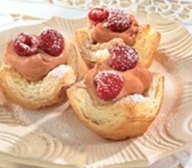 Chocolate Raspberry Pastry Tartlets image