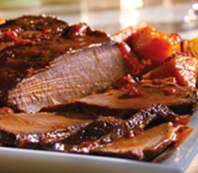 Holiday Brisket with Savory Onion Jus image