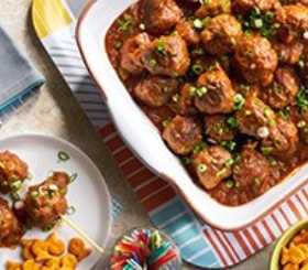 Picante Party Meatballs image