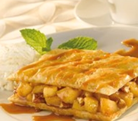 Caramel Apple & Pecan Napoleons image