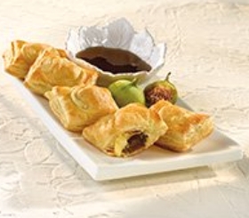 Fig and Camembert Ravioli with Honey Balsamic Glaze image