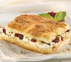 Cranberry Ginger Eggnog Torte image