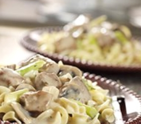 Slow Cooker Creamy Swiss Veal & Mushrooms image