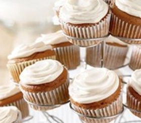 Tomato Soup Spice Cupcakes image