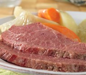 Slow Cooked Corned Beef & Cabbage image