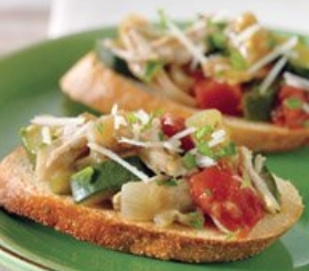 Slow Cooked Chicken & Vegetable Bruschetta Topping image
